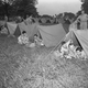 Pup tents house troops in Philadelphia’s Fairmount Park after their arrival Aug. 5, 1944, to act in the city’s critical transportation strike. Later in the day, the strike leaders requested that all strikers return to their jobs in compliance with an Army ultimatum. (AP Images)